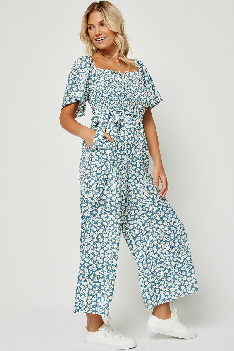 Dusty Blue Jumpsuit